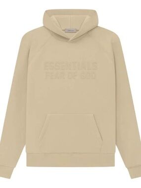 Essentials Fear Of God Sand Hoodie
